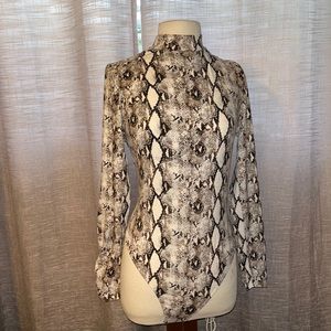 Freebird snake skin body suit